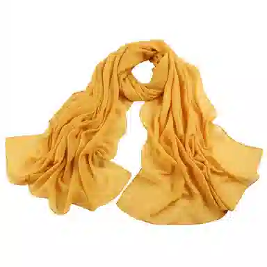 上海故事 四季文艺高级感素色沙漠旅游长款亲肤空调房红披风 聚酯纤维 绒线围巾 女款