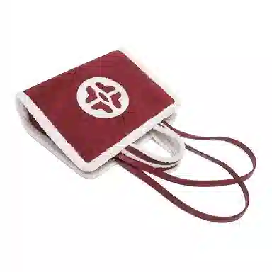 PAYOT Tote Bag Brown/Burgundy