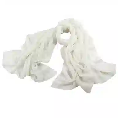 上海故事 四季文艺高级感素色沙漠旅游长款亲肤空调房红披风 聚酯纤维 绒线围巾 女款