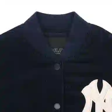MLB Corduroy Baseball Jacket Navy