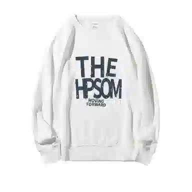 莫代尔 舒适亲肤休闲潮流时尚字母圆领长袖上衣可外穿打底衣 男女同款