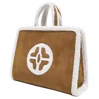 PAYOT Tote Bag Brown/Burgundy