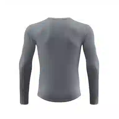 浪莎 户外运动速干透气修身长袖健身衣 男款