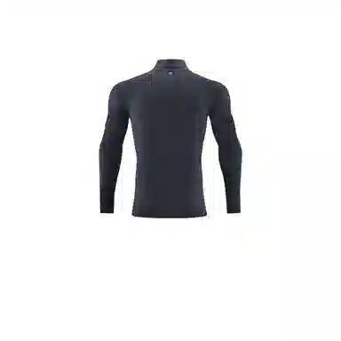 浪莎 户外运动长袖半拉链立领跑步健身衣 男款