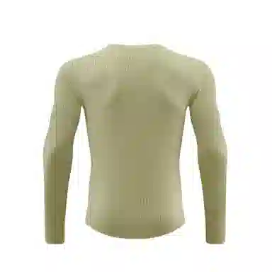 浪莎 户外运动速干透气修身长袖健身衣 男款