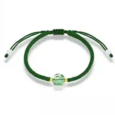 饰伴 聚珠生辉  喜乐平安开运继续如意 可调节氛围感日常小众国潮中式事事如意 手饰 水晶 手链 男女同款情侣款