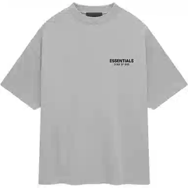 Fear of God Essentials FW24 Holiday Core T-Shirt Light Mist Grey