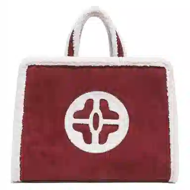 PAYOT Tote Bag Brown/Burgundy