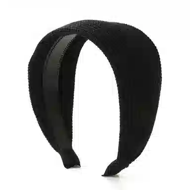 如花梦 头饰百搭外出复古发卡女红发饰高颅顶海绵头箍洗脸宽边发捆 布艺 发箍 女款