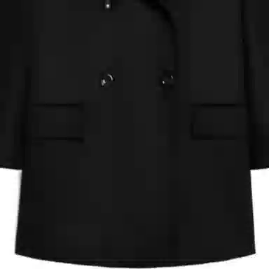 MaxMara studio Kent Wool Double-Breasted Pea Coat