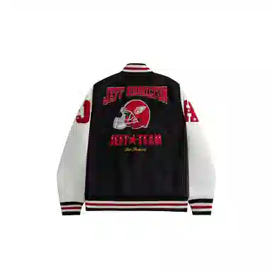 Jeff Hamilton Black Varsity Jacket