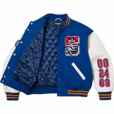 Supreme x HYSTERIC GLAMOUR FW24 WEEK13 Varsity Jacket