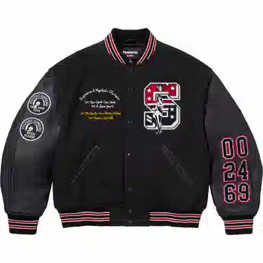 Supreme x HYSTERIC GLAMOUR Varsity Jacket