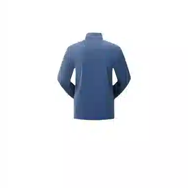 浪莎 立领长袖弹力户外纯色百搭健身衣 男款