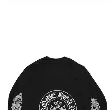 Chrome Hearts Beijing Horseshoe Cross Long Sleeve Tee Black