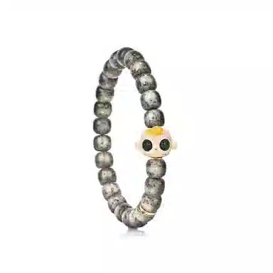 钰澜文玩 正宗海南毛感料 小冰糖 黄毛呆搭配款 星月菩提 手串 男女同款情侣款