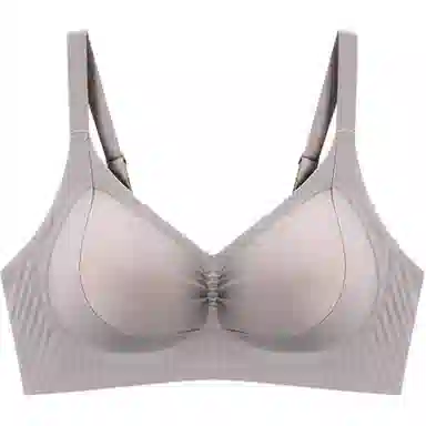 都市丽人 提拉防下垂无痕纯色小胸显大收副乳聚拢固定杯透气文胸 女款