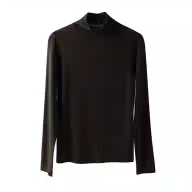 内在密码 纯色高领舒适修身肌底衣长袖保暖上装 女款