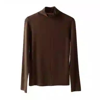 内在密码 纯色高领舒适修身肌底衣长袖保暖上装 女款