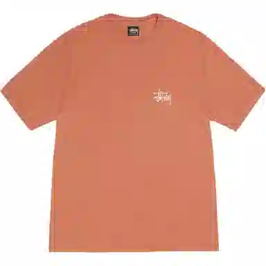Stussy FW24 BUILT IN USA TEE PIGMENT DYED logoT