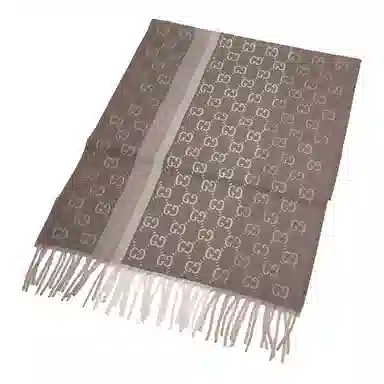 Gucci Logo Wool Scarf