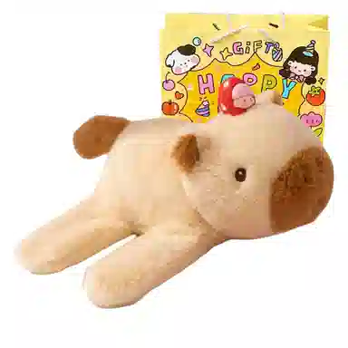 乐乐鱼 卡皮巴拉啪啪圈手环拍拍圈 可爱安抚陪伴 柔软治愈 玩偶周边