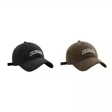 韩版刺绣大头围显脸小 棉 鸭舌帽 男女同款情侣款 多色