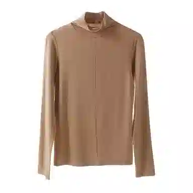 内在密码 纯色高领舒适修身肌底衣长袖保暖上装 女款