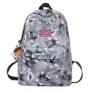 PAIBLOKS Nylon Backpack Grey