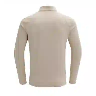 浪莎 抓绒保暖半拉链立领户外跑步运动健身衣 男款