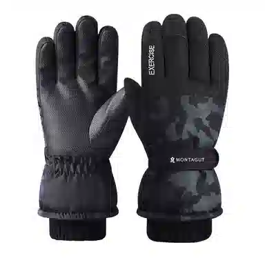 梦特娇 加绒加厚保暖防寒 涤纶 手套 男款