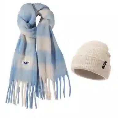 匹克 保暖防风秋冬季流苏百搭简约韩式轻奢风 聚酯纤维 绒线围巾 男女同款情侣款