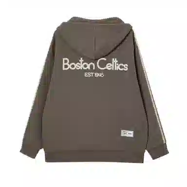 JACK JONES x NBA Celtics Hoodie Black Olive