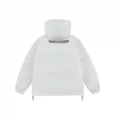 三体 红岸基地超级符号绣章系列 户外防风防水防寒字母印花连帽休闲加厚保暖舒适美式复古潮牌面包服长袖羽绒服 男女同款