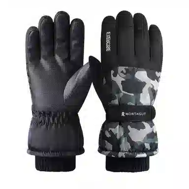 梦特娇 加绒加厚保暖防寒 涤纶 手套 男款