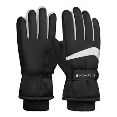 梦特娇 加绒加厚 涤纶 绒线手套 男款