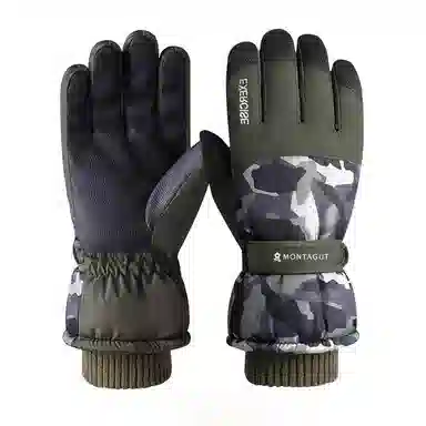 梦特娇 加绒加厚保暖防寒 涤纶 手套 男款