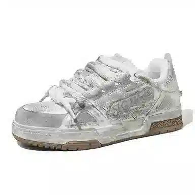 SK.TRIP Burgundy Low Sneakers