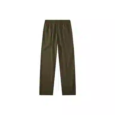 我是大卫 单掐褶松紧腰直筒裤慵懒风设计感宽松百搭休闲裤 男女同款