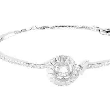 Swarovski Serpentine Bracelet Rhodium Plated Silver