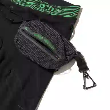 Nike x Off-White FW23 Striped Logo Waistband Pants Black