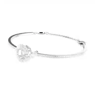 Swarovski Serpentine Bracelet Rhodium Plated Silver
