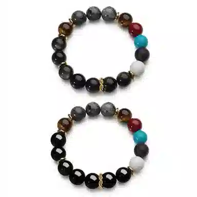 周帝王 【原创黑神话悟空五行珠】国潮新中式国风佛珠招财纳福转运珠平安喜乐前程似锦财源滚滚礼盒 檀木 手串 男女同款情侣款