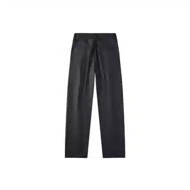 我是大卫 韩系宽松直筒双褶皱中腰商务百搭垂坠高级感休闲裤 男女同款