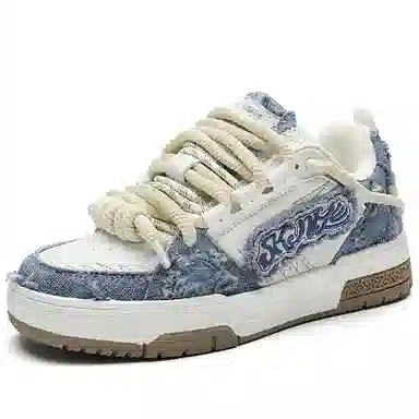 SK.TRIP Burgundy Low Sneakers