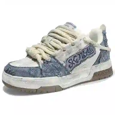 SK.TRIP Burgundy Low Sneakers