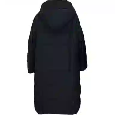 红蜻蜓 长款连帽立领防风保暖棉服 女款