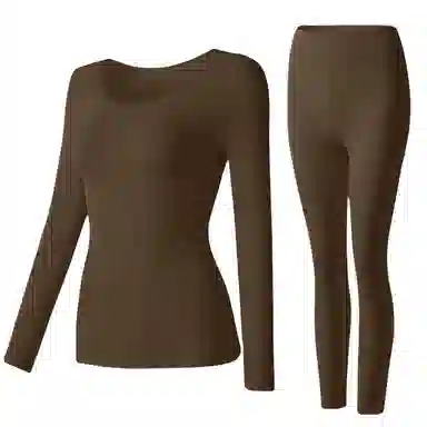 多情猫 玻尿酸美肤肌底衣轻薄打底保暖套装 女款