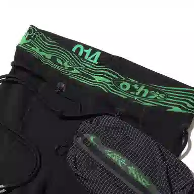 Nike x Off-White FW23 Striped Logo Waistband Pants Black