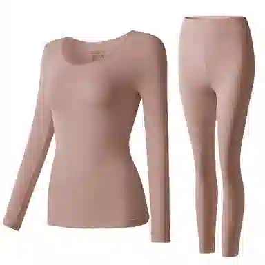 多情猫 玻尿酸美肤肌底衣轻薄打底保暖套装 女款